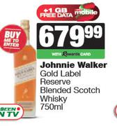 Johnnie Walker Gold Label Reserve Blended Scotch Whisky-750ml