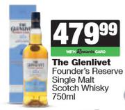 The Glenlivet Founder's Reserve Single Malt Scotch Whisky-750ml