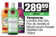 Tanqueray London Dry Gin,Flor De Sevilla Or Blackcurrant Royale Distilled Gin-750ml