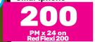 Samsung Galaxy A04e Smartphone-On Red Flexi 200