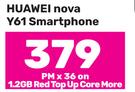 2 x Huawei Nova Y61 Smartphone-On 1.2GB Red Top Up Core More