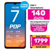 Tecno Pop 7 Smartphone-Each