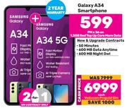 Samsung Galaxy A34 Smartphone-Each