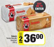 Bakers Tennis Biscuits Assorted-For 2 x 200g