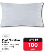 Classic Plush Microfibre Pillow 458313-Each