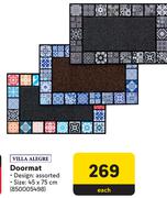 Villa Alegre Doormat 850005498-Each