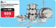 Tissolli 15-Piece Bekaline Stainless Steel Cookware Set 282162-Per Set