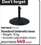 Terraceleisure  Standard Umbrella Base 850011809-Each