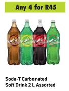 Soda-T Carbonated Soft Drink Assorted-For 4 x 2L