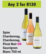 Spier Chardonnay, Chardonnay Pinot Noir Or Sauvignon Blanc-For 2 x 750ml