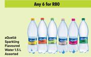 Aquelle Sparkling Flavoured Water Assorted-For 6 x 1.5L
