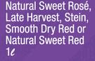 Robertson Winery Natural Sweet Rose, Late Harvest, Stein,Smooth Dry Red Or Natural Sweet Red-1Ltr EA