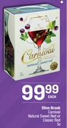 Olive Brook Carnival Natural Sweet Red Or Classic Red-3Ltr Each