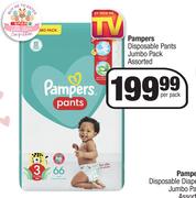 Pampers Disposable Pants Jumbo Pack Assorted-Per Pack