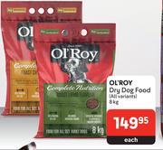 OL'Roy Dry Dog Food (All Variants)-8kg Each