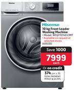 Hisense 10Kg Front Loader Washing Machine WFQY1014EVJMT