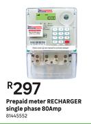Recharger Single Phase Prepaid Meter 80 Amp