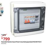 Major Tech Pool Distribution Board (Flush Mounted Populated)