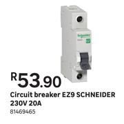 Schneider Circuit Breaker 230 V 20 A EZ9