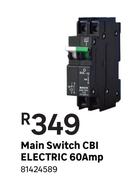 CBI Electric Main Switch 60 Amp