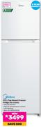Midea 173L Top Mount Freezer Fridge HD-216FN