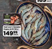 Food Lover's Vannamei Prawns 26/30-700g Each