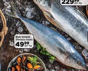 Whole Yellowtail (Previously Frozen)-Per kg
