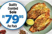 Quality Crumbed Sole-Per Pack