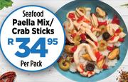 Seafood Paella Mix/Crab Sticks-Per Pack