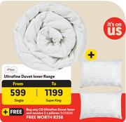 Classic Ultrafine Duvet Inner Range (Single)