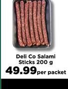 Deli Co Salami Sticks-200g Per Packet