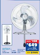 Orion 3 In 1 45cm Fan