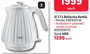 Delonghi 1.7L Ballerina Kettle KBD3001.W