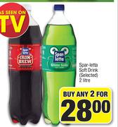 Spar-Letta Soft Drink (Selected)-For Any 2 x 2Ltr
