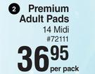 Softi Premium Adult Pads 14 Midi-Per Pack