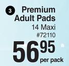 Softi Premium Adult Pads 14 Maxi-Per Pack