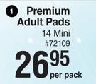 Softi Premium Adult Pads 14 Mini-Per Pack