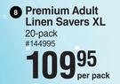 Softi Premium Adult Linen Savers XL 20 Pack-Per Pack