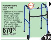 Medic+ Walker Foldable Front Wheel