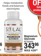 Solal Magnesium Glycinate 60 Tablets