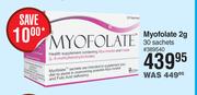 Myofolate 2g 30 Sachets