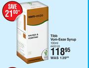 Tibb Vom Eeze Syrup-100ml