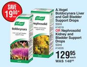 A.Vogel Boldocynara Liver & Gall Baldder Support Drops-50ml Each