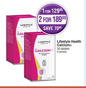 Lifestyle Health Calcum+ 30 Tablets-For 1