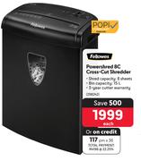 Fellowes Power Shred 8C Cross Cut Shredder