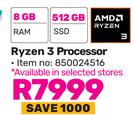 HP Ryzen 3 Processor
