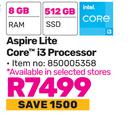 Acer Aspire Lite Core i3 Processor