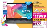 MSI Intel Core i7 Processor