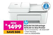 HP Deskjet Ink Advantage 4276 All In One Printer