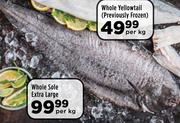 Whole Sole (Extra Large)-Per kg
